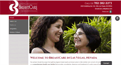 Desktop Screenshot of breastcareoflasvegas.com